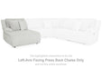 Top Tier - Alloy - Laf Press Back Chaise - Tallahassee Discount Furniture (FL)