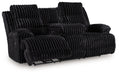 Rhine Falls - Reclining Power Sofa With Drop Down Table - Onyx - Tallahassee Discount Furniture (FL)