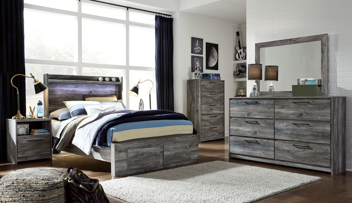 Baystorm - Panel Bedroom Set - Gray - Tallahassee Discount Furniture (FL)