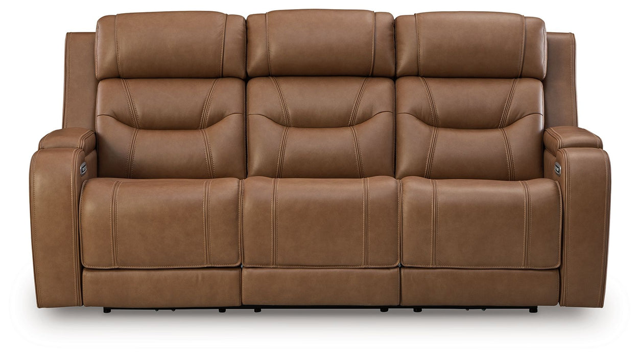 Knightington - Power Reclining Sofa With Audio Seating - Tallahassee Discount Furniture (FL)