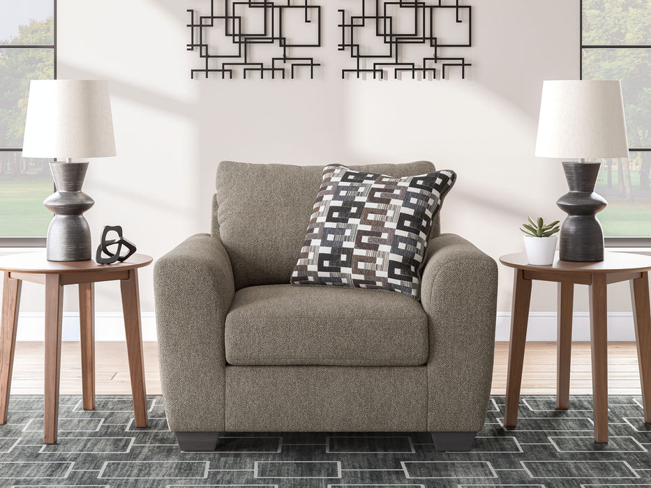 Triston-Peaks - Chair And A Half - Suede - Tallahassee Discount Furniture (FL)