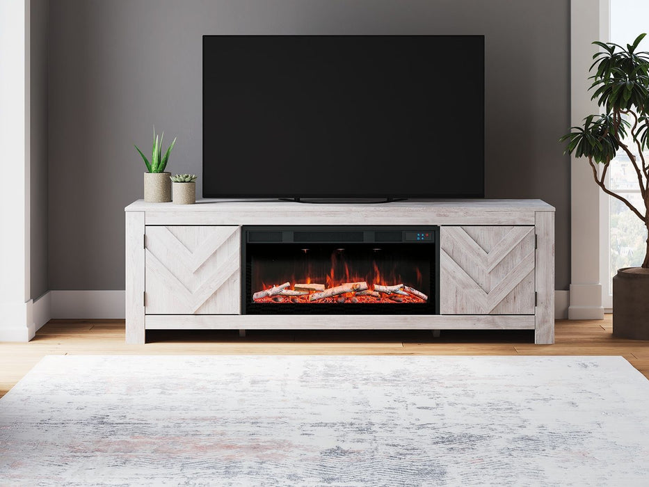 Cayboni - LG TV Stand With Fireplace Option - Tallahassee Discount Furniture (FL)