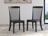 Brenkerton - Black - Dining Room Side Chair (Set of 2) - Tallahassee Discount Furniture (FL)