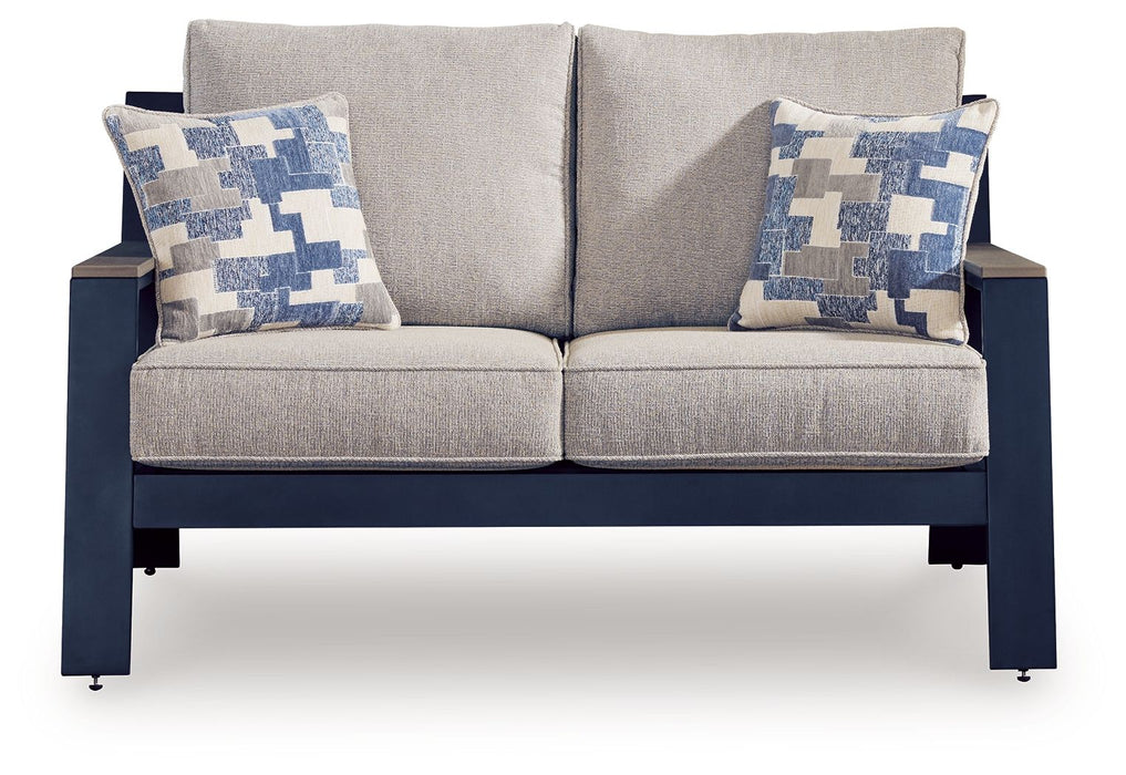 East Beach - Loveseat With Cushion - Blue - Tallahassee Discount Furniture (FL)