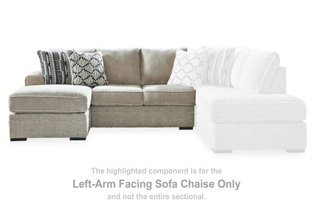 Calnita - Sisal - Laf Sofa Chaise - Tallahassee Discount Furniture (FL)