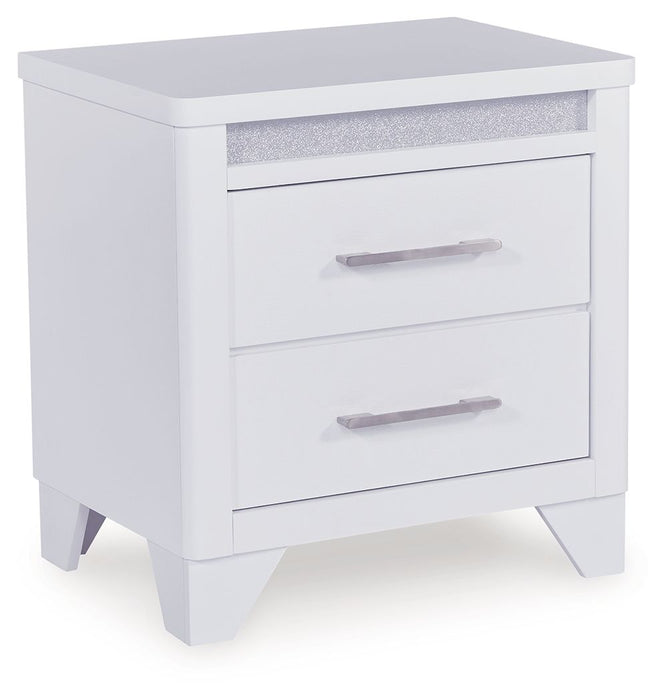 Jarlee - White - Two Drawer Night Stand - Tallahassee Discount Furniture (FL)