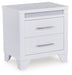 Jarlee - White - Two Drawer Night Stand - Tallahassee Discount Furniture (FL)