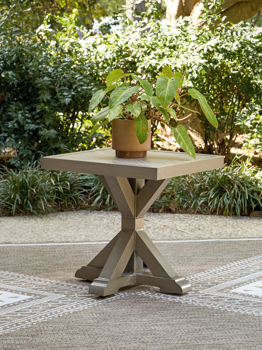 Laguna Heights - Square End Table - Beige - Tallahassee Discount Furniture (FL)