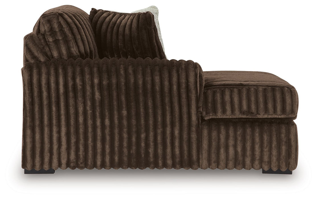 Midnight-Madness - Chocolate - LAF Corner Chaise - Tallahassee Discount Furniture (FL)