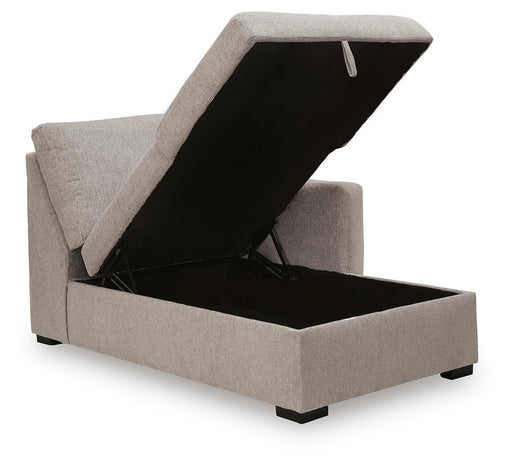 ModMax Luxe - RAF Corner Chaise With Storage - Flint - Tallahassee Discount Furniture (FL)