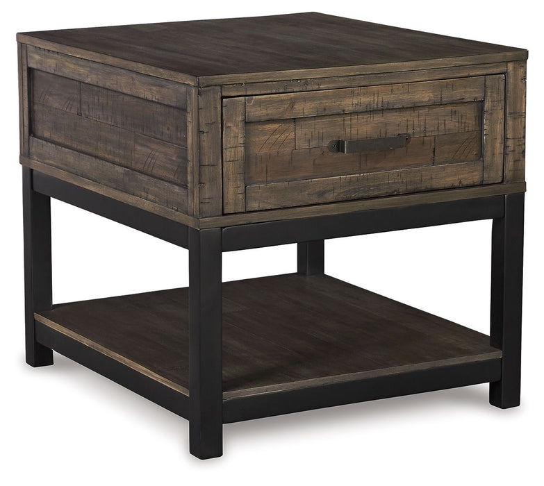 Johurst - Rectangular End Table - Grayish Brown - Tallahassee Discount Furniture (FL)