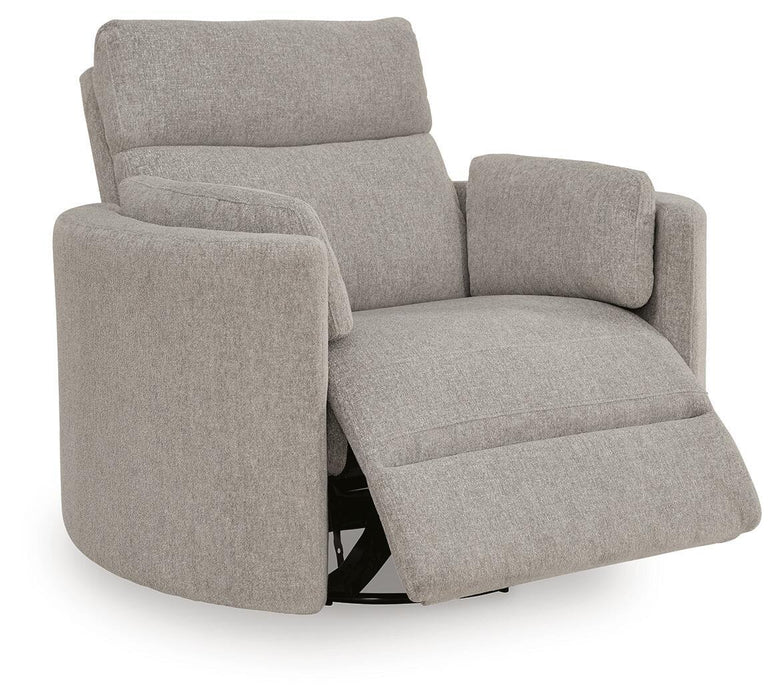 ModMax Luxe - Swivel Glider Power Recliner - Flint - Tallahassee Discount Furniture (FL)
