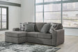 Gardiner - Pewter - Sofa Chaise - Tallahassee Discount Furniture (FL)