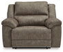 Laresview - Fossil - Zero Wall Wide Seat Recliner - Tallahassee Discount Furniture (FL)