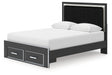 Zuraleus - Upholstered Panel Platform Storage Bed - Tallahassee Discount Furniture (FL)