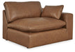 Emilia - Caramel - Raf Corner Chair - Tallahassee Discount Furniture (FL)