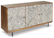 Kerrings - Accent Cabinet - Brown / Black / White - Tallahassee Discount Furniture (FL)