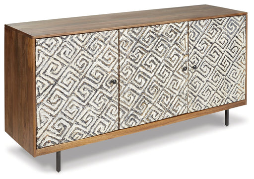 Kerrings - Accent Cabinet - Brown / Black / White - Tallahassee Discount Furniture (FL)