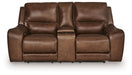 DeepWakes - Power Reclining Loveseat / Console / Adjustable Headrest - Tallahassee Discount Furniture (FL)