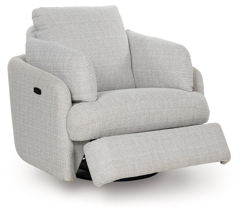 Alainmont Next-Gen Nuvella - Swivel Power Recliner - Tallahassee Discount Furniture (FL)