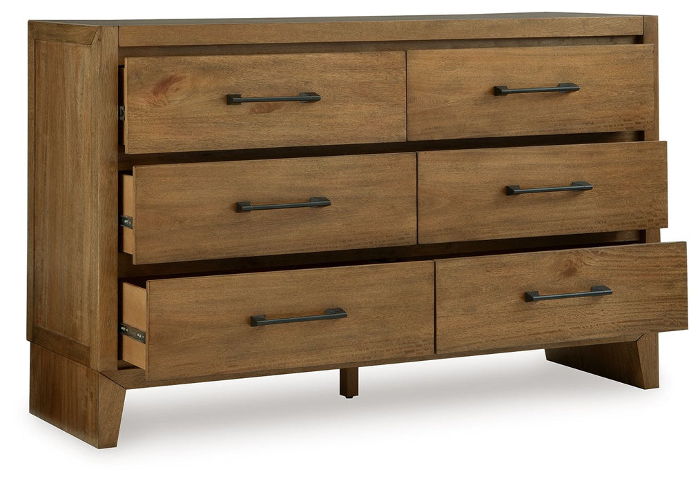 Sherbana - Light Brown - Dresser - Tallahassee Discount Furniture (FL)