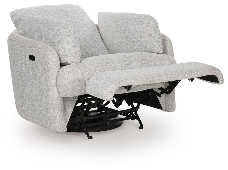 Alainmont Next-Gen Nuvella - Swivel Power Recliner - Tallahassee Discount Furniture (FL)