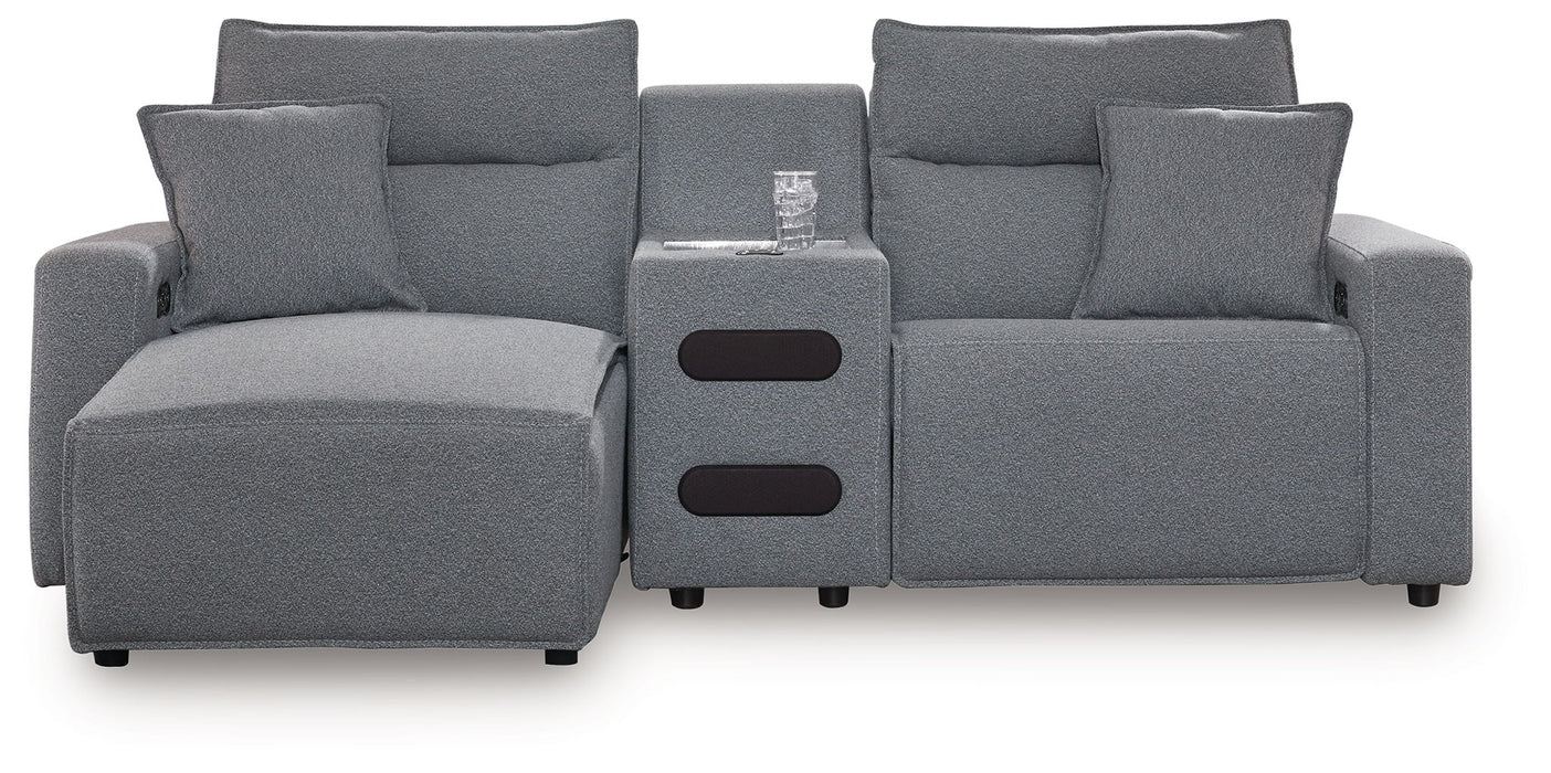 ModMax II - Salt And Pepper - Reclining Sectional - Tallahassee Discount Furniture (FL)