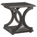 Shelly C-shaped Base End Table Cappuccino image