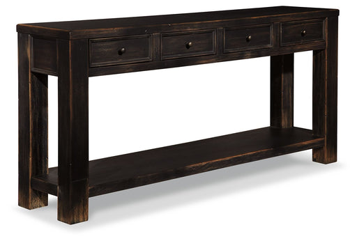 Gavelston - Black - Sofa Table - Tallahassee Discount Furniture (FL)