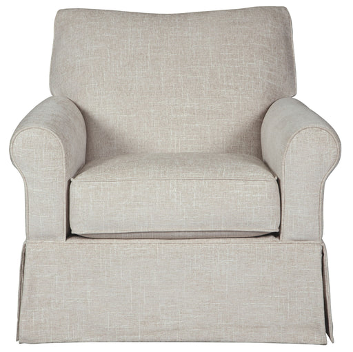 Searcy - Quartz - Swivel Glider Accent Chair - Tallahassee Discount Furniture (FL)