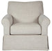 Searcy - Quartz - Swivel Glider Accent Chair - Tallahassee Discount Furniture (FL)