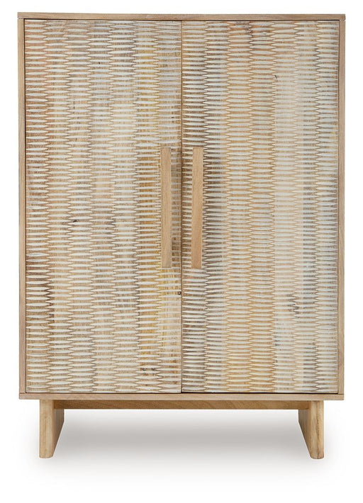 Dallinbury - Natural / White Wash - Accent Cabinet - Tallahassee Discount Furniture (FL)