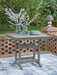 Sanctuary Beach - Square Counter Table With Umbrella Option - Dark Gray - Tallahassee Discount Furniture (FL)