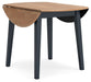 Gesthaven - Round Dining Room Drop Leaf Table Set - Tallahassee Discount Furniture (FL)