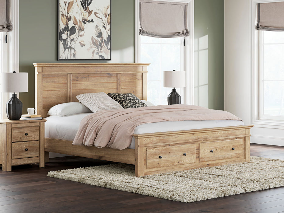 Makidern - Panel Storage Bed With Storage Footboard - Tallahassee Discount Furniture (FL)