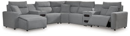 ModMax II - Salt And Pepper - Reclining Sectional - Tallahassee Discount Furniture (FL)