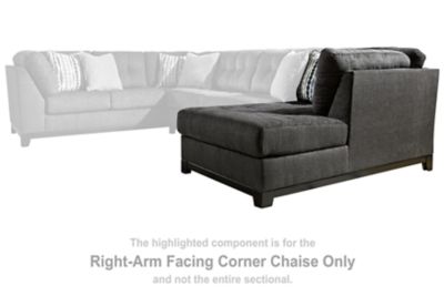 Reidshire - RAF Corner Chaise - Steel - Tallahassee Discount Furniture (FL)