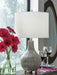 Judlen - Gray / Gold Finish - Ceramic Table Lamp - Tallahassee Discount Furniture (FL)