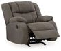 First Base - Gunmetal - Rocker Recliner - Tallahassee Discount Furniture (FL)