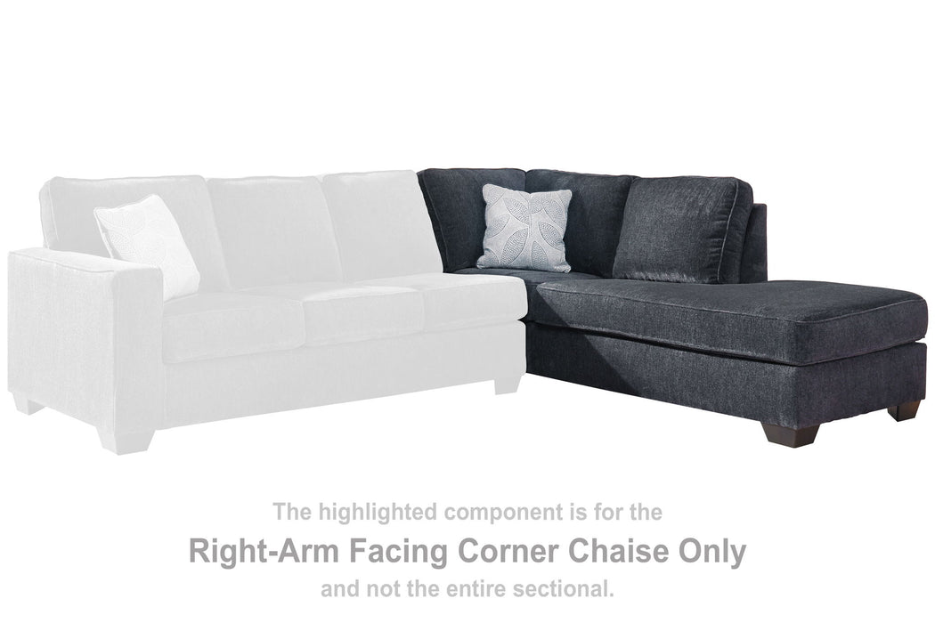 Altari - Slate - Raf Corner Chaise - Tallahassee Discount Furniture (FL)