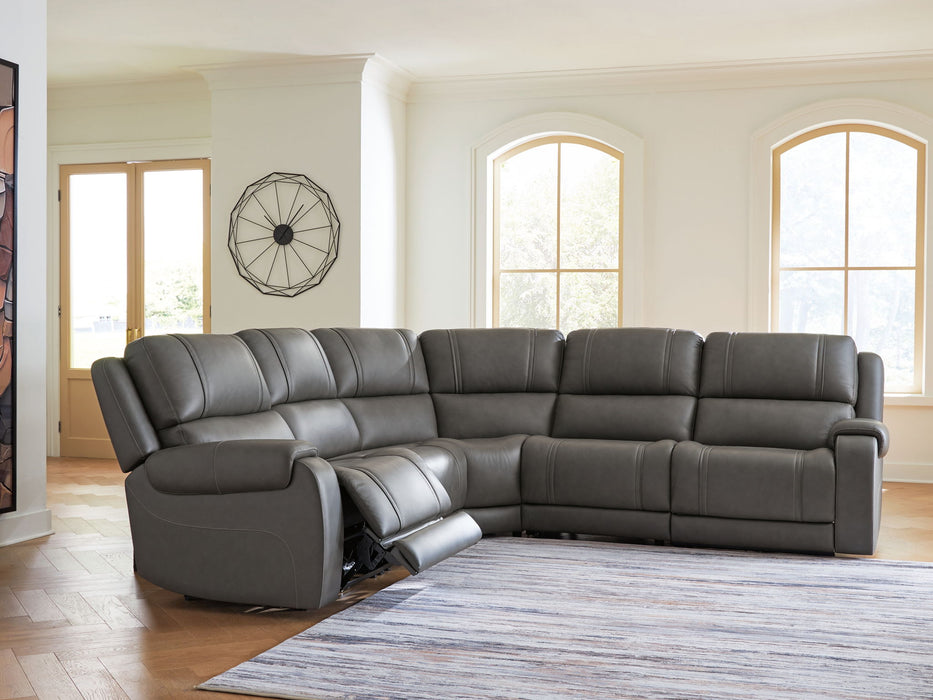5Z - Pittson - Power Reclining Sectional - Tallahassee Discount Furniture (FL)