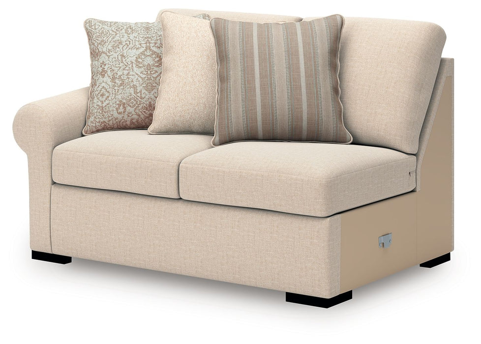 LadyMae - Twill - LAF Loveseat - Tallahassee Discount Furniture (FL)