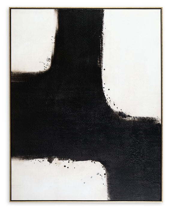 Reighlea - Black / White - Wall Art - Tallahassee Discount Furniture (FL)