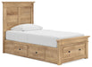 Makidern - Panel Storage Bed With 2 Under Bed Storage Units - Tallahassee Discount Furniture (FL)