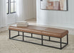 Joston - Accent Bench - Caramel - Tallahassee Discount Furniture (FL)