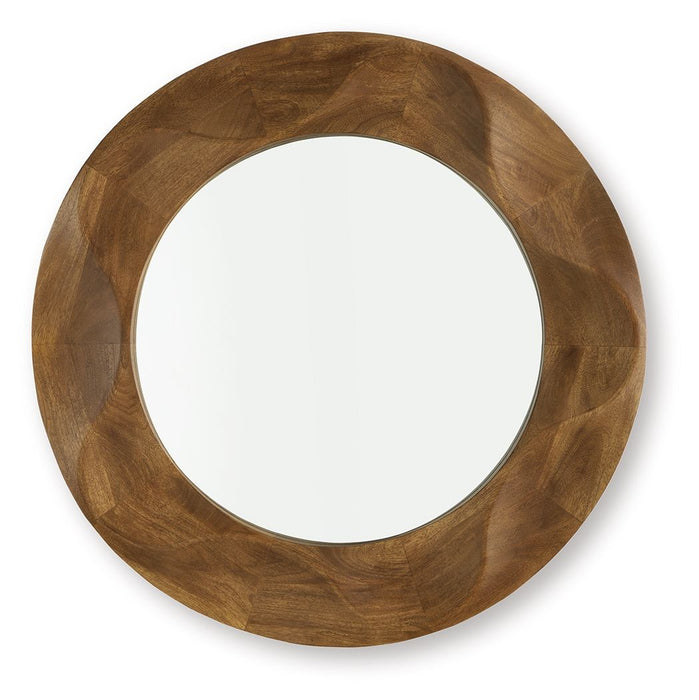 Aajon - Brown - Accent Mirror - Tallahassee Discount Furniture (FL)