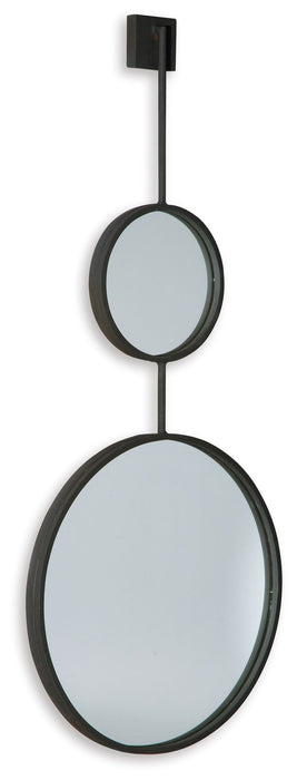 Brewer - Accent Mirror - Black - Tallahassee Discount Furniture (FL)