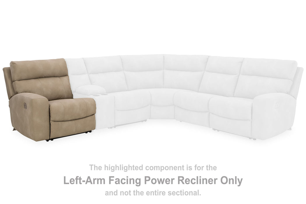 Next-gen Durapella - Sand - Laf Zero Wall Power Recliner - Tallahassee Discount Furniture (FL)