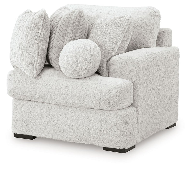 Cuddle Plush - RAF Corner Chair - Arctic - Tallahassee Discount Furniture (FL)