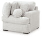Cuddle Plush - RAF Corner Chair - Arctic - Tallahassee Discount Furniture (FL)